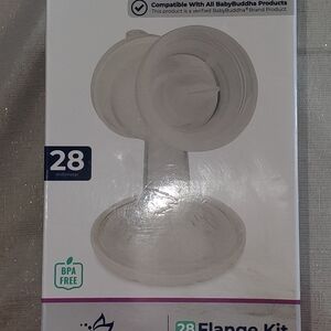 BabyBuddha Breast Pump Flange Kit - Clear
